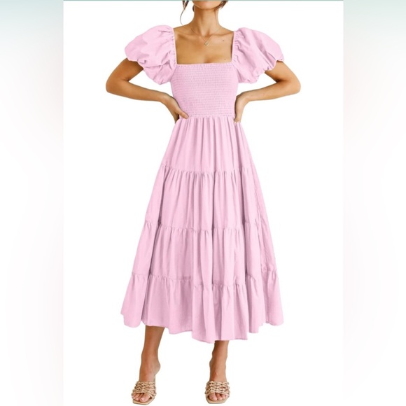 PRETTYGARDEN Women's Casual Summer Midi Dress - Picture 1 of 2